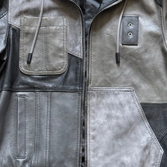 Coach | Pieced Suede Hoodie - Picture 6 of 6